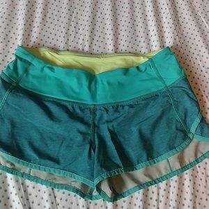 Lululemon speed (up?) shorts size 4